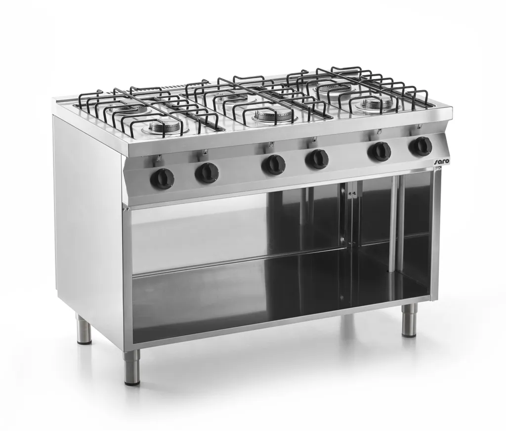 SARO Fast-Serie Gasherd Modell F7/FUG6BA